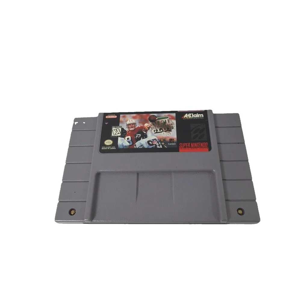 NFL Quarterback Club 96 SNES Super Nintendo Game Cartridge
